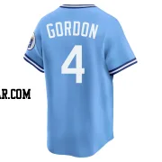 Alex Gordon Men's Kansas City Royals Light Blue Limited Throwback Cooperstown Collection Jersey