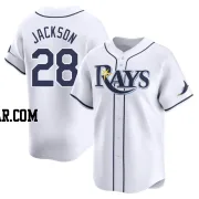 Alex Jackson Youth Tampa Bay Rays White Limited Home Jersey