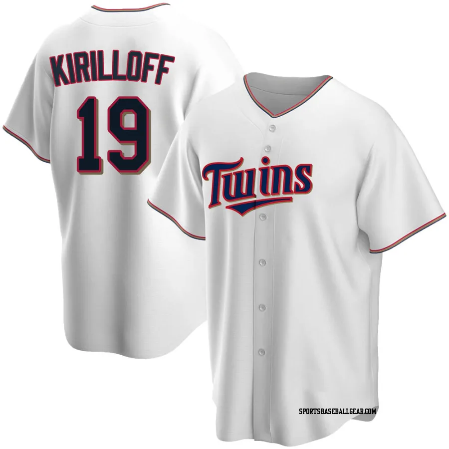 Alex Kirilloff Youth Minnesota Twins White Replica Home Jersey