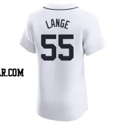 Alex Lange Men's Detroit Tigers White Elite Home Jersey