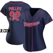 Alex Phillips Women's Minnesota Twins Navy Replica Alternate Team Jersey