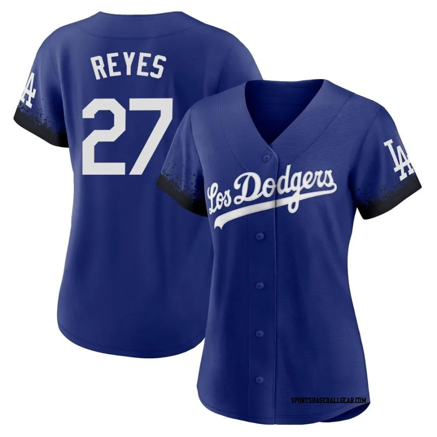 Alex Reyes Women's Los Angeles Dodgers Royal Authentic 2021 City Connect Jersey