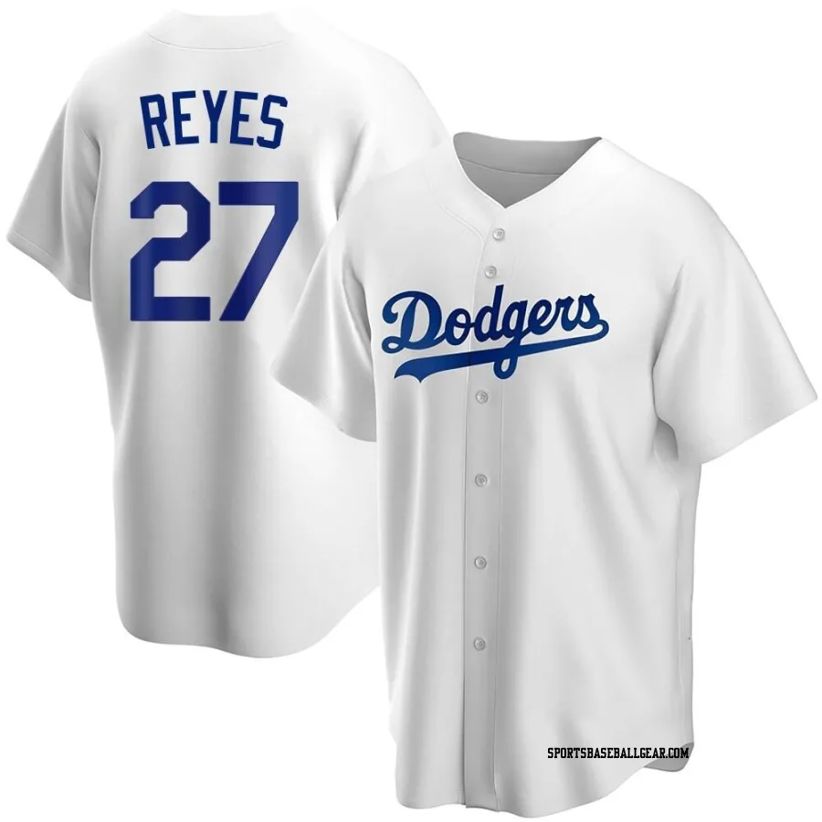 Alex Reyes Youth Los Angeles Dodgers White Replica Home Jersey