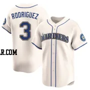 Alex Rodriguez Men's Seattle Mariners Cream Limited Alternate Jersey