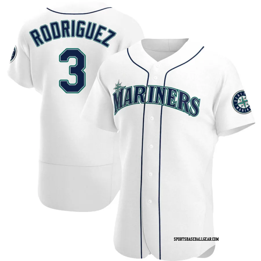 Alex Rodriguez Men's Seattle Mariners White Authentic Home Jersey