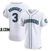 Alex Rodriguez Men's Seattle Mariners White Elite Home Jersey