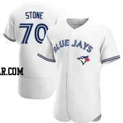 Alex Stone Men's Toronto Blue Jays White Authentic Home Jersey