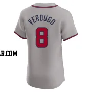 Alex Verdugo Men's Atlanta Braves Gray Elite Road Jersey
