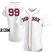 Alex Verdugo Men's Boston Red Sox White Authentic Home Team Jersey