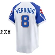 Alex Verdugo Youth Atlanta Braves White Limited Throwback Cooperstown Collection Jersey