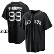 Alex Verdugo Youth Boston Red Sox Black/White Replica Jersey