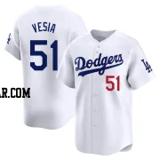 Alex Vesia Youth Los Angeles Dodgers White Limited Home Jersey