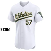 Alex Wood Men's Oakland Athletics White Elite Home Jersey