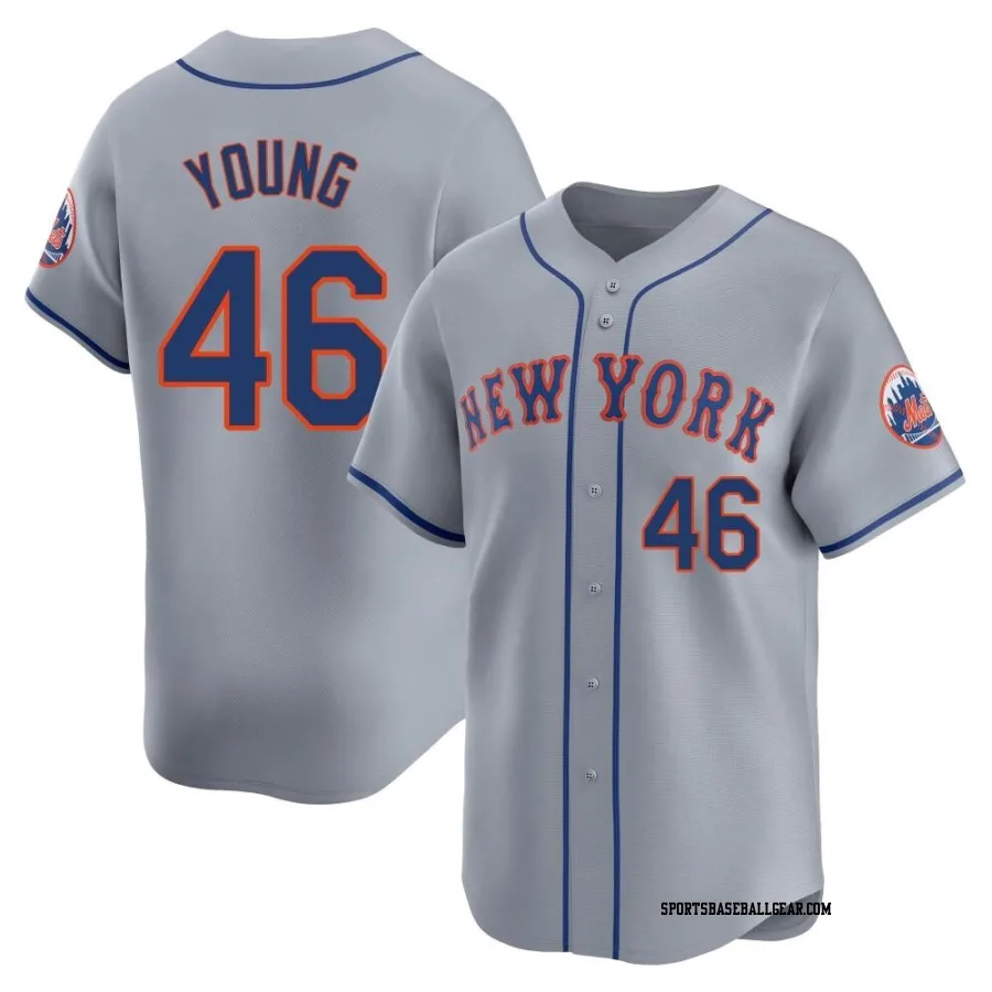 Alex Young Youth New York Mets Gray Limited Away Jersey