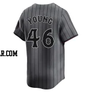Alex Young Youth New York Mets Limited Graphite 2024 City Connect Jersey