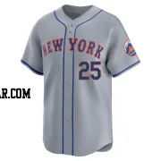 Alexander Canario Men's New York Mets Gray Limited Away Jersey