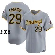 Alexander Canario Men's Pittsburgh Pirates Gray Limited Away Jersey