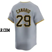 Alexander Canario Men's Pittsburgh Pirates Gray Limited Away Jersey