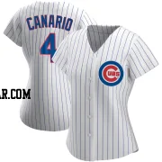 Alexander Canario Women's Chicago Cubs White Replica Home Jersey