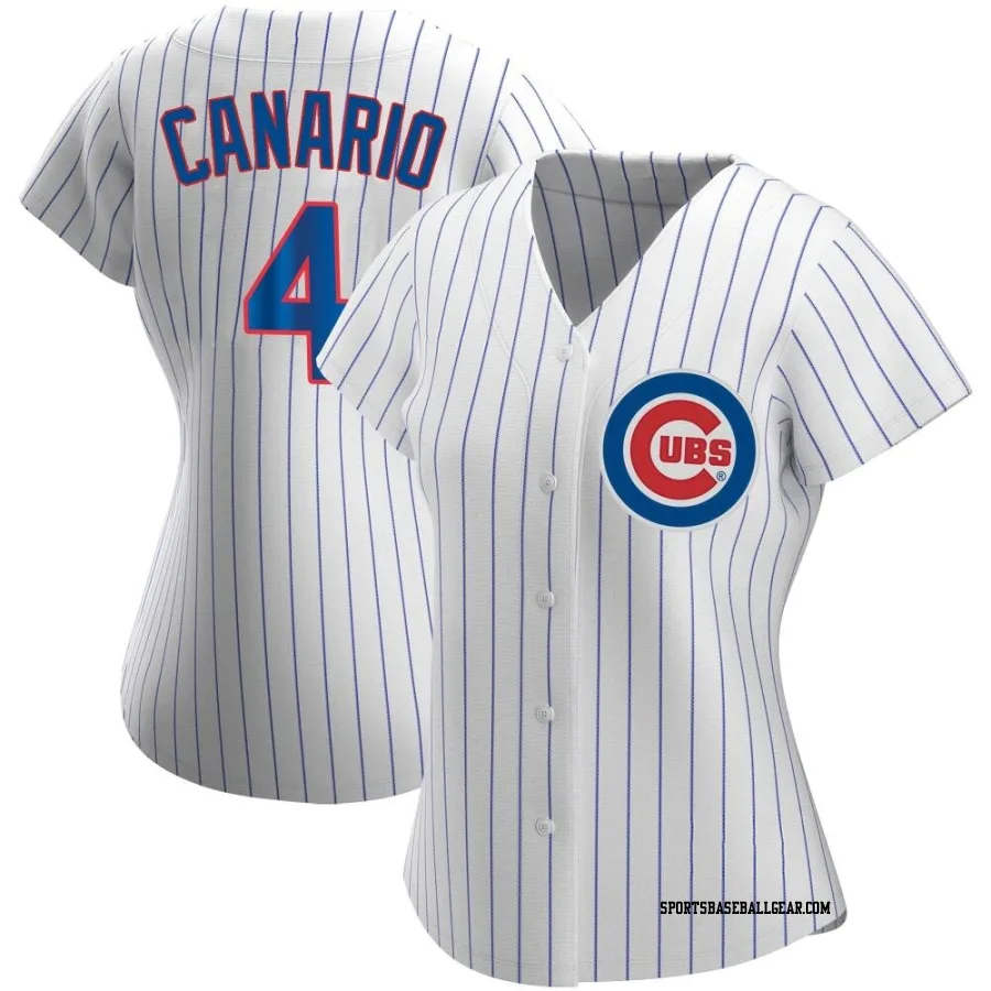 Alexander Canario Women's Chicago Cubs White Replica Home Jersey