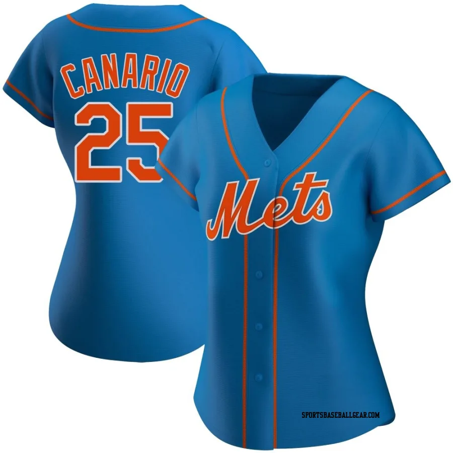 Alexander Canario Women's New York Mets Royal Replica Alternate Jersey