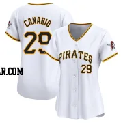Alexander Canario Women's Pittsburgh Pirates White Limited Home Jersey