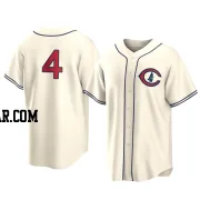 Alexander Canario Youth Chicago Cubs Cream Replica 2022 Field Of Dreams Jersey