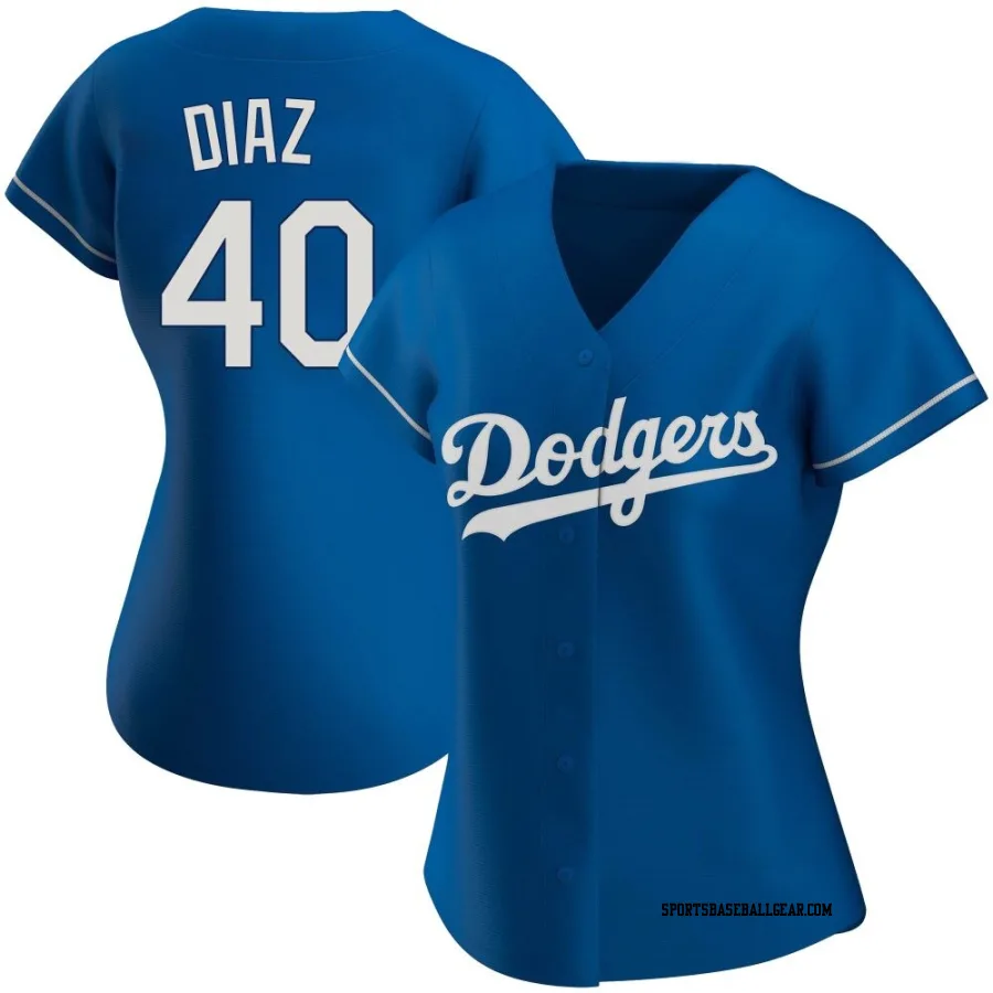 Alexis Diaz Women's Los Angeles Dodgers Royal Replica Alternate Jersey