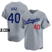 Alexis Diaz Youth Los Angeles Dodgers Gray Limited Away Jersey
