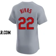 Alfonso Rivas Men's St. Louis Cardinals Gray Elite Road Jersey