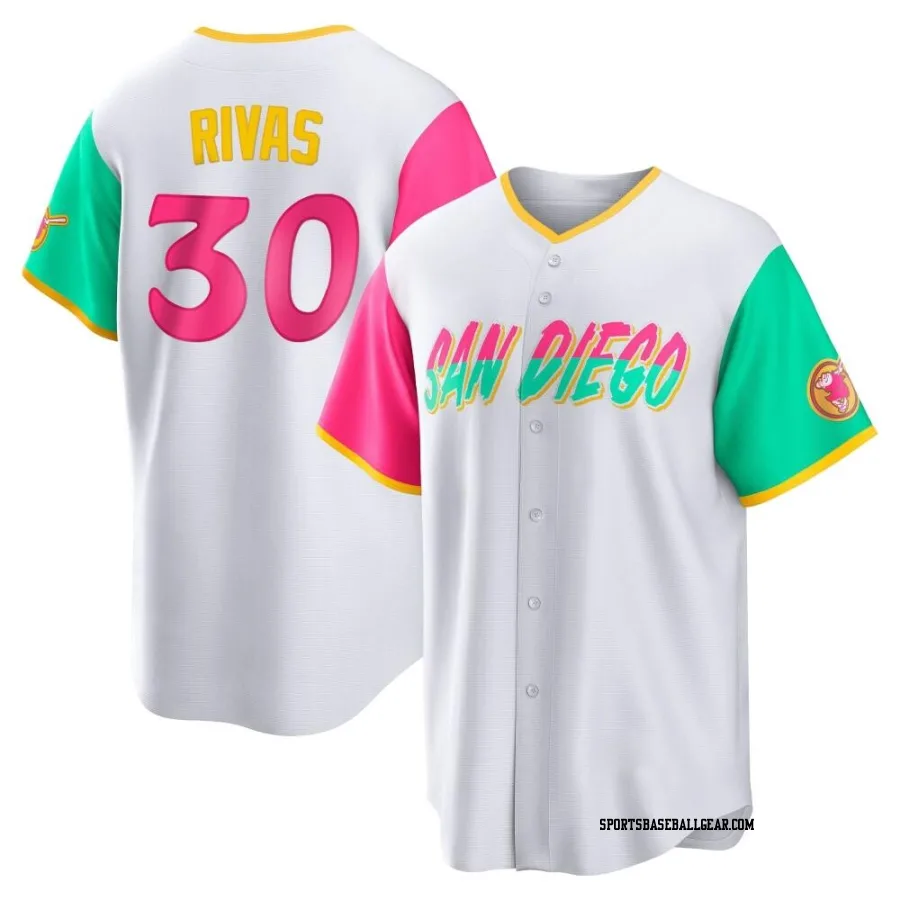 Alfonso Rivas Youth San Diego Padres White Replica 2022 City Connect Jersey