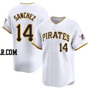 Ali Sanchez Youth Pittsburgh Pirates White Limited Home Jersey