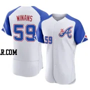 Allan Winans Men's Atlanta Braves White Authentic 2023 City Connect Jersey