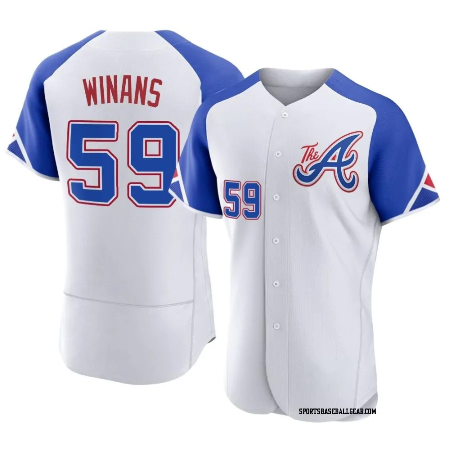 Allan Winans Men's Atlanta Braves White Authentic 2023 City Connect Jersey