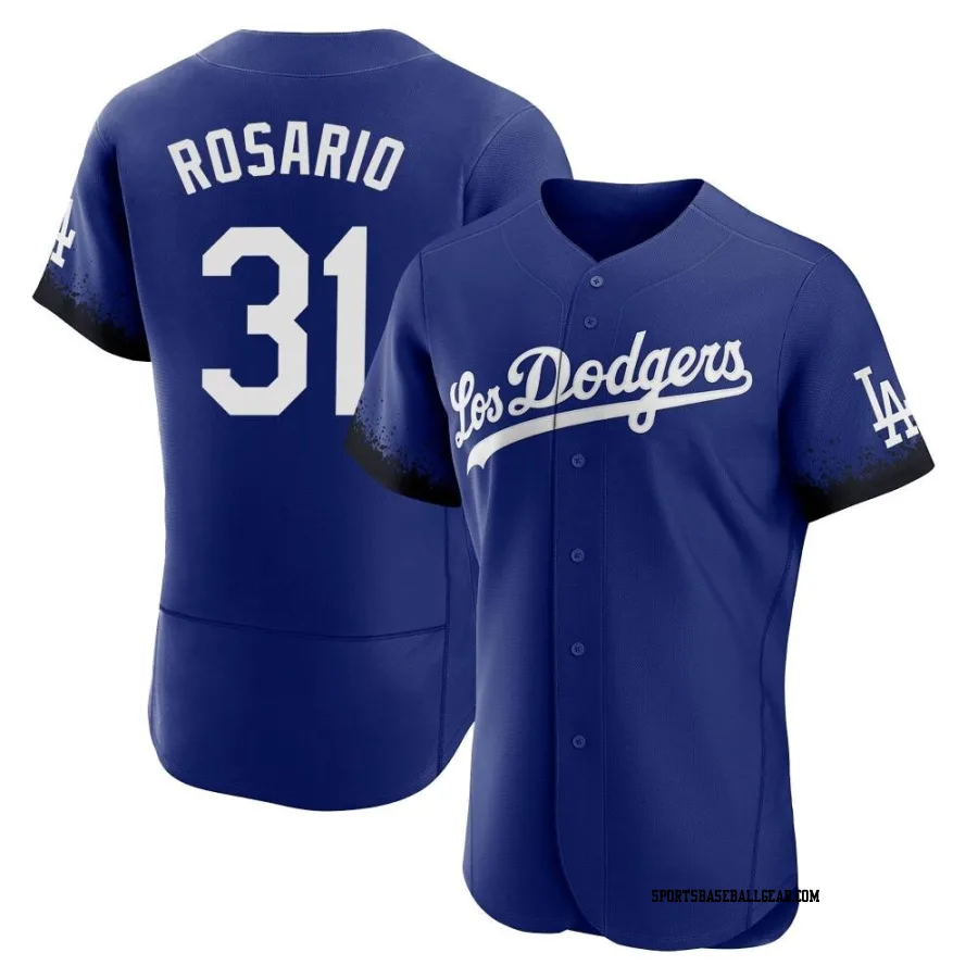 Amed Rosario Men's Los Angeles Dodgers Royal Authentic 2021 City Connect Jersey