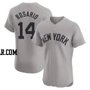 Amed Rosario Men's New York Yankees Gray Elite Road Jersey