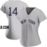 Amed Rosario Women's New York Yankees Gray Authentic 2021 Field of Dreams Jersey