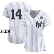 Amed Rosario Women's New York Yankees White Limited Yankee Home 2nd 2024 World Series Jersey
