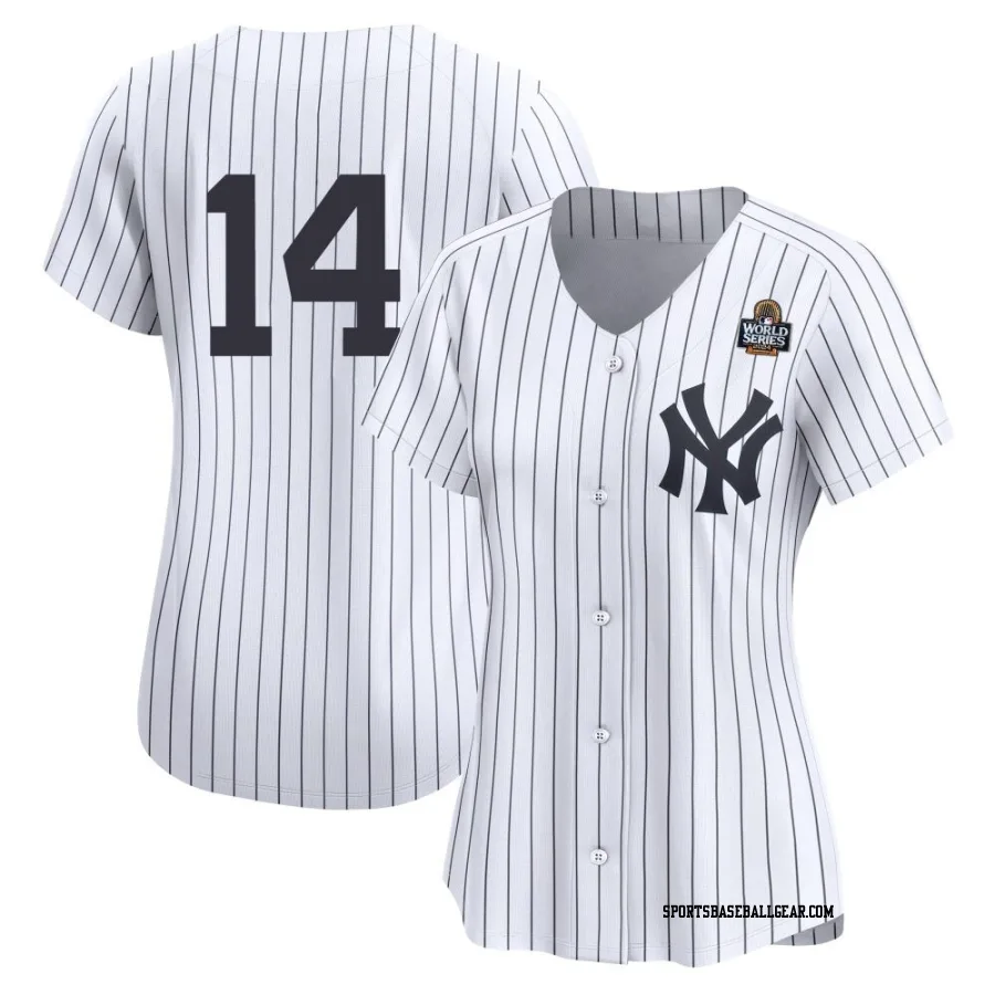 Amed Rosario Women's New York Yankees White Limited Yankee Home 2nd 2024 World Series Jersey