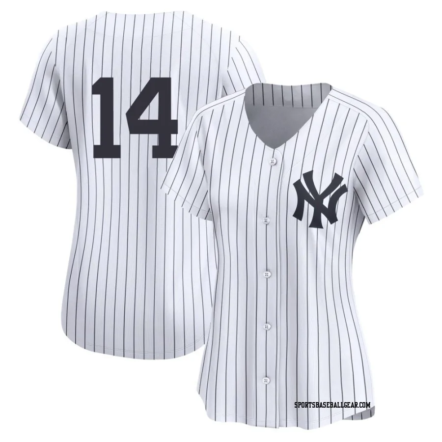 Amed Rosario Women's New York Yankees White Limited Yankee Home 2nd Jersey