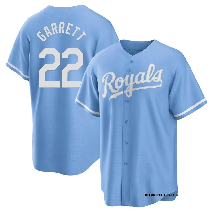 Amir Garrett Men's Kansas City Royals Light Blue Replica 2022 Alternate Jersey