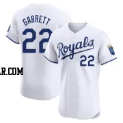 Amir Garrett Men's Kansas City Royals White Elite Home Jersey