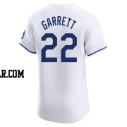 Amir Garrett Men's Kansas City Royals White Elite Home Jersey