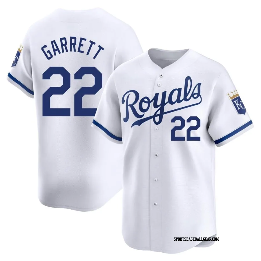 Amir Garrett Men's Kansas City Royals White Limited Home Jersey