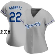 Amir Garrett Women's Kansas City Royals Gray Authentic Road Jersey