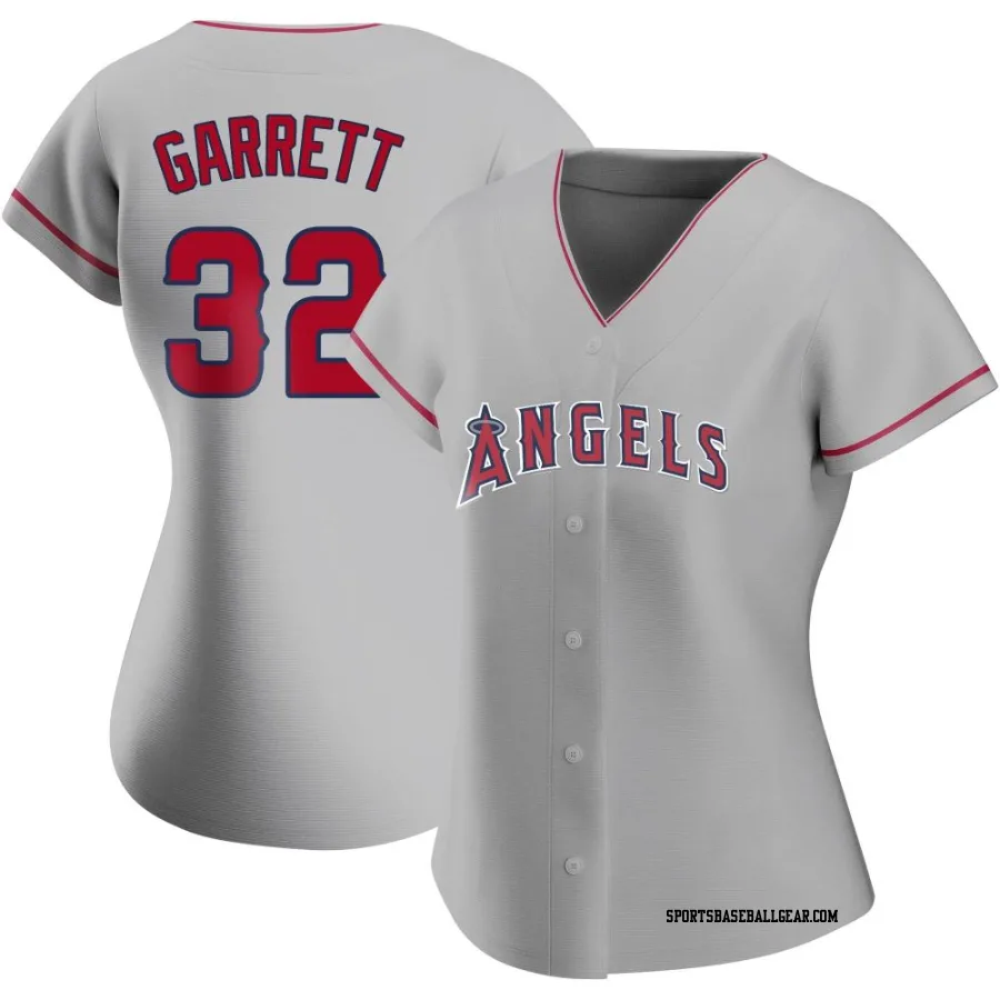 Amir Garrett Women's Los Angeles Angels Authentic Silver Road Jersey