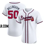 Amos Willingham Men's Atlanta Braves White Elite Home Jersey