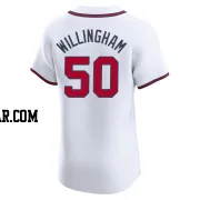 Amos Willingham Men's Atlanta Braves White Elite Home Jersey