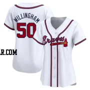 Amos Willingham Women's Atlanta Braves White Limited Home Jersey
