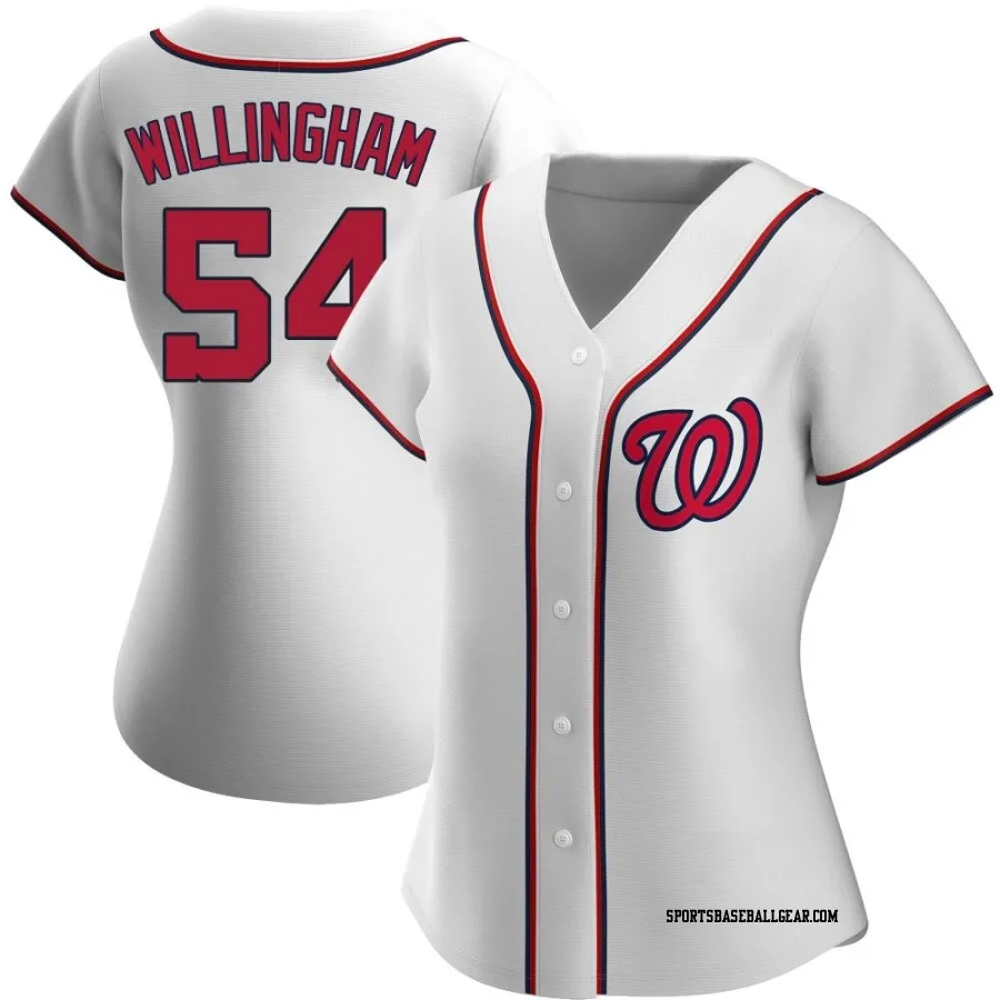 Amos Willingham Women's Washington Nationals White Authentic Home Jersey